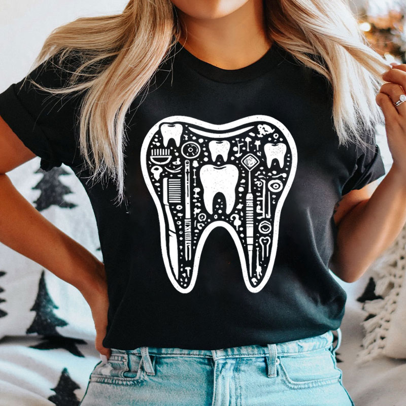 Dental Tooth Dental Hygienist Nurse T-shirt