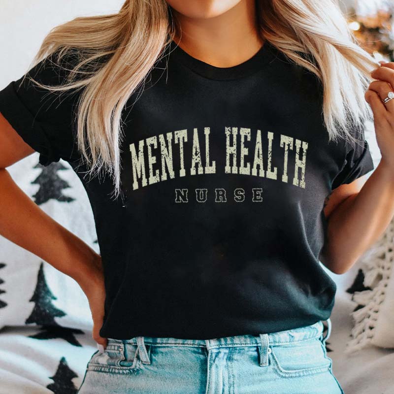 Retro Style Mental Health Nurse T-Shirt