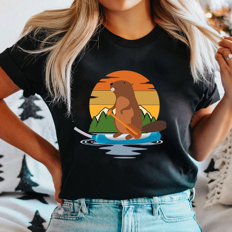 Beaver Cooter Canoe Nurse T-Shirt