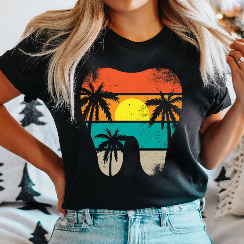Sunset Palm Beach Dental Nurse T-shirt