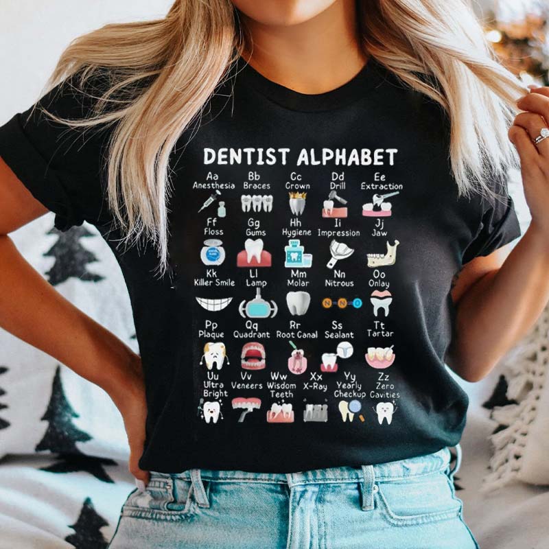 Dentist Alphabet T-Shirt