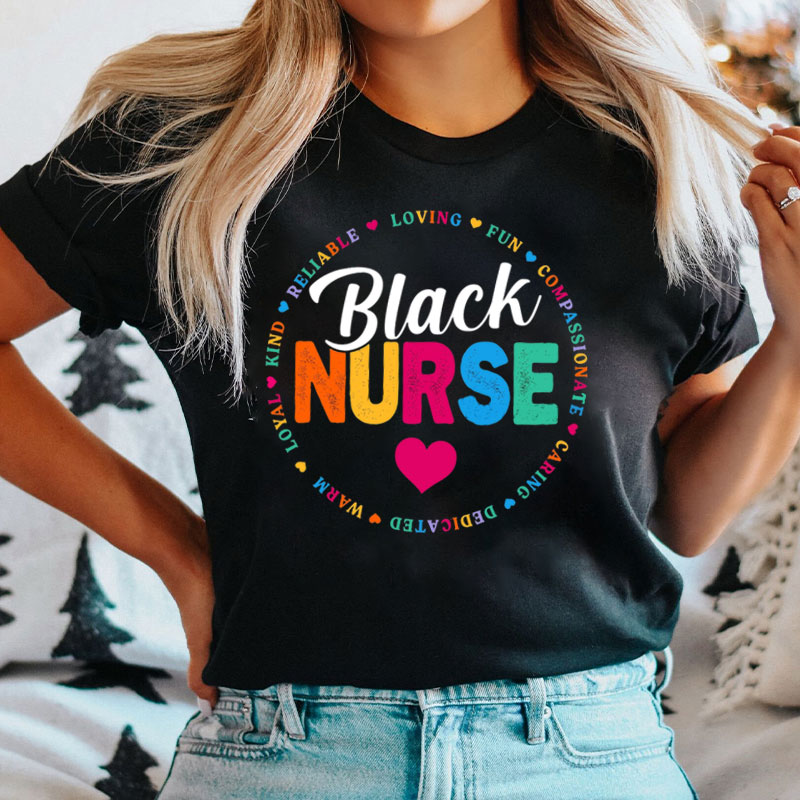 Juneteenth Black Nurse T-Shirt