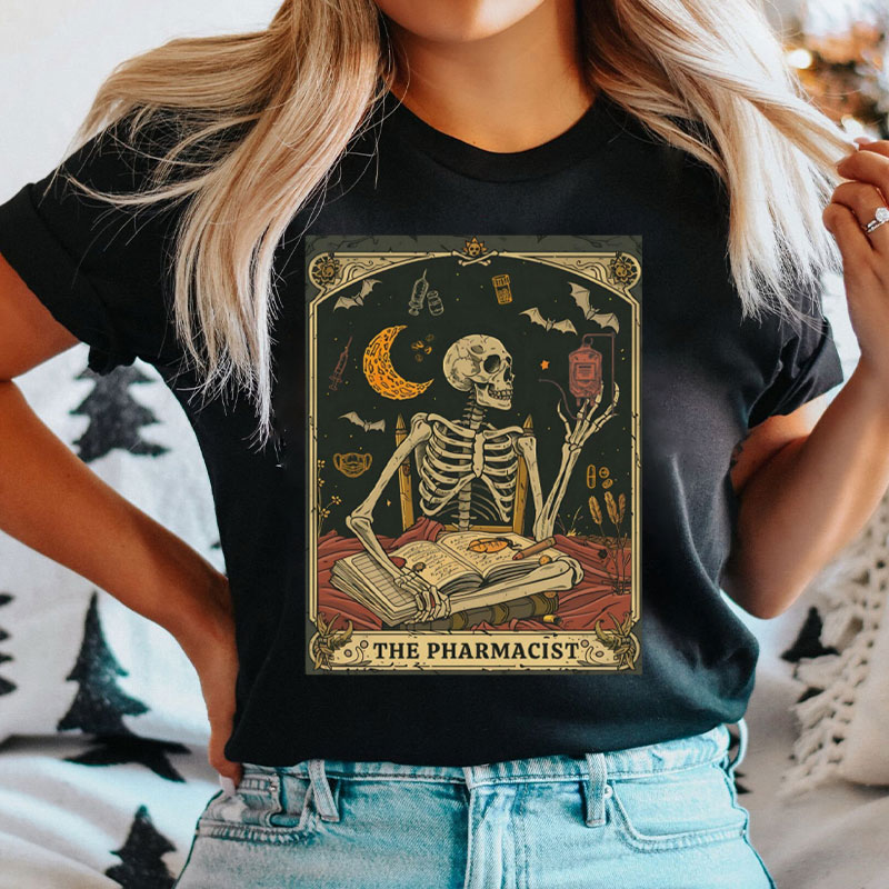 The Pharmacist Tarot Card Nurse T-Shirt