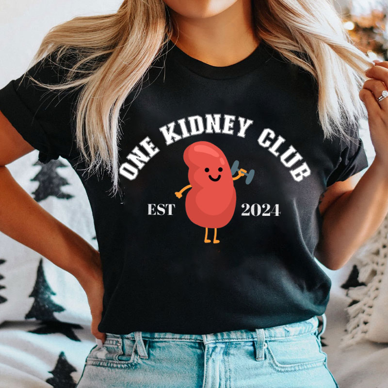 Personalized One Kidney Club Nurse T-shirt