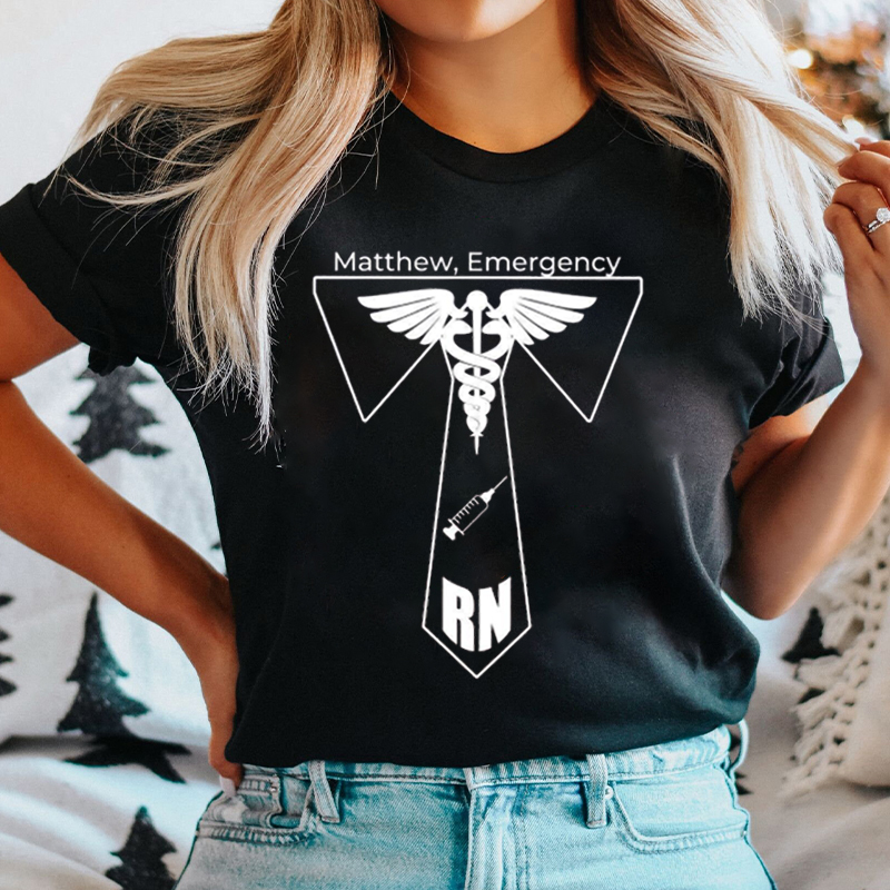 Personalized Professionalism And Dedication Nurse T-Shirt