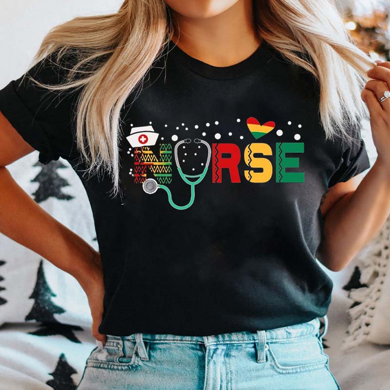 Proud Black Nurse T-Shirt
