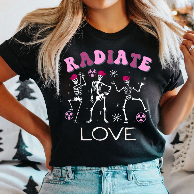 Valentine Radiate Love Nurse T-shirt