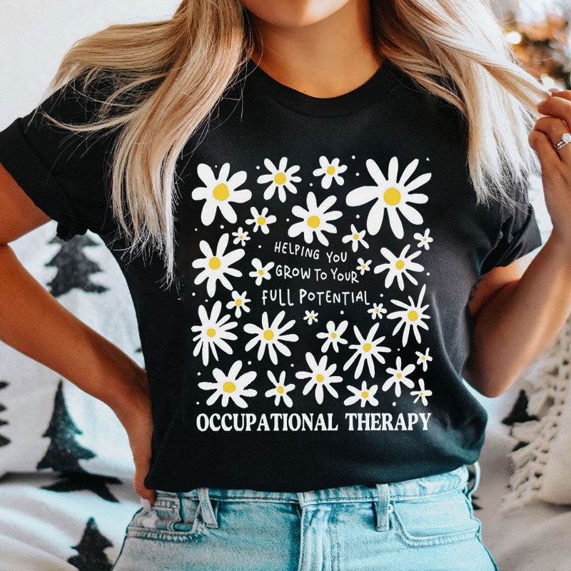 Helping You Grow To Your Full Potential Nurse T-shirt
