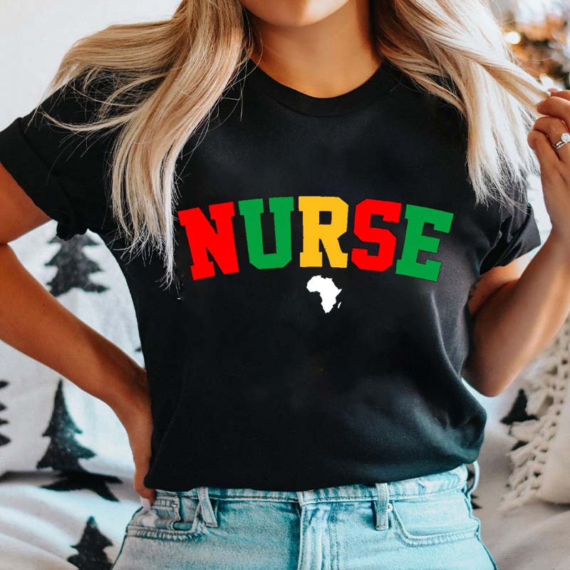 Black Nurse Dope Nurse T-Shirt