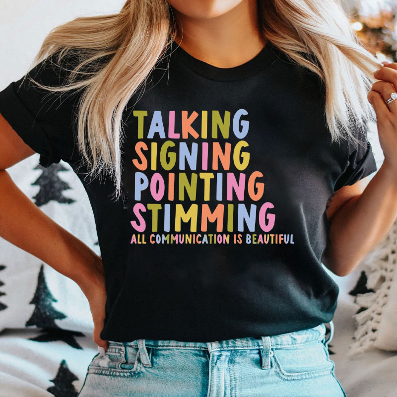 SLP All Communication Is Beautiful T-Shirt