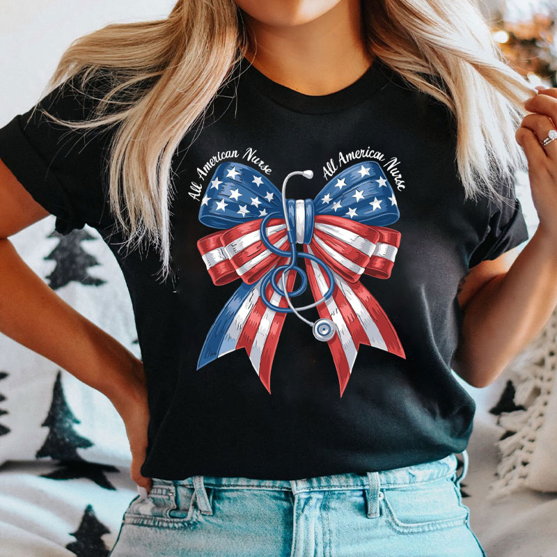 Funny All American Nurse T-Shirt