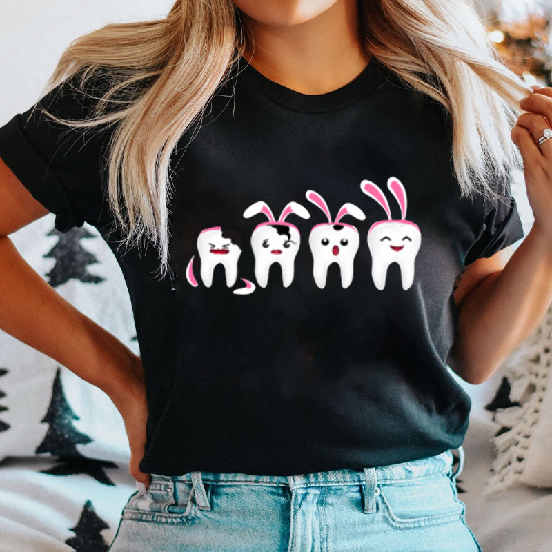 Dental Hygienist Eggcellent Nurse T-Shirt