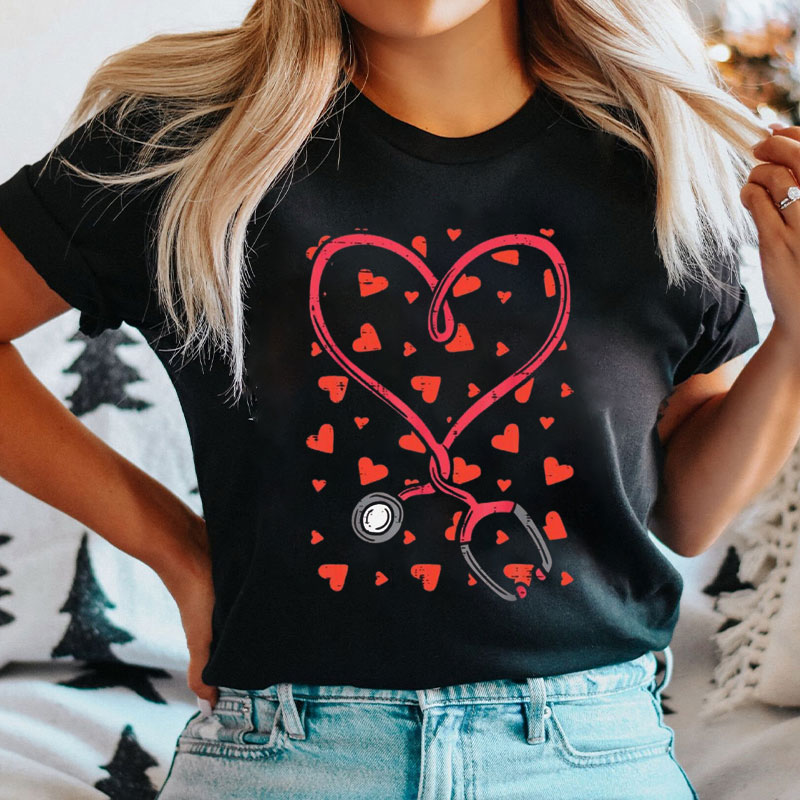 Sweet Heart Stethoscope Nurse T-Shirt