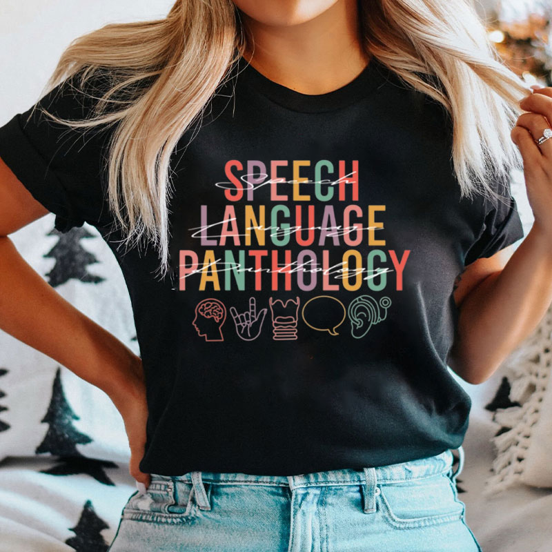 SLP Speech Language Panthology T-Shirt