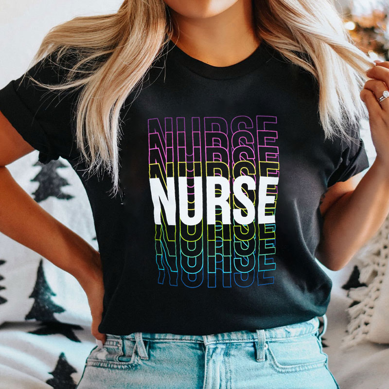 Rainbow Nurse T-Shirt