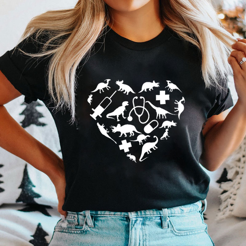 Pediatric Dinosaur Nurse T-Shirt