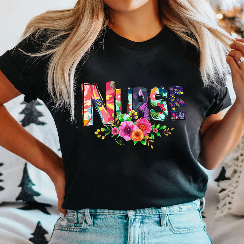 Flower Nurse T-Shirt