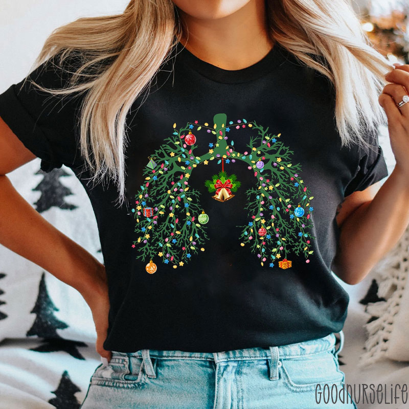Christmas Respiratory Therapis Nurse T-shirt