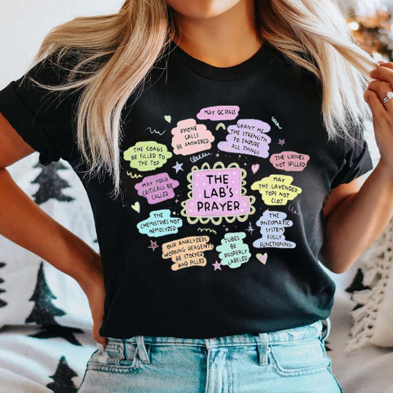 The Lab's Prayer Laboratory Nurse T-Shirt