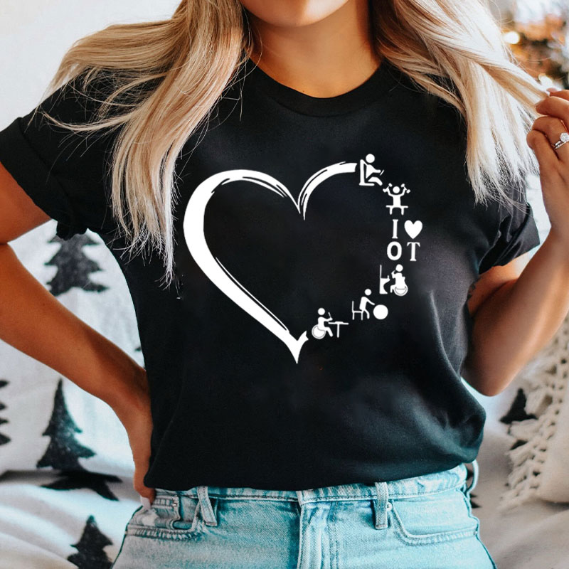 Physical Therapy Love Therapist Nurse T-Shirt