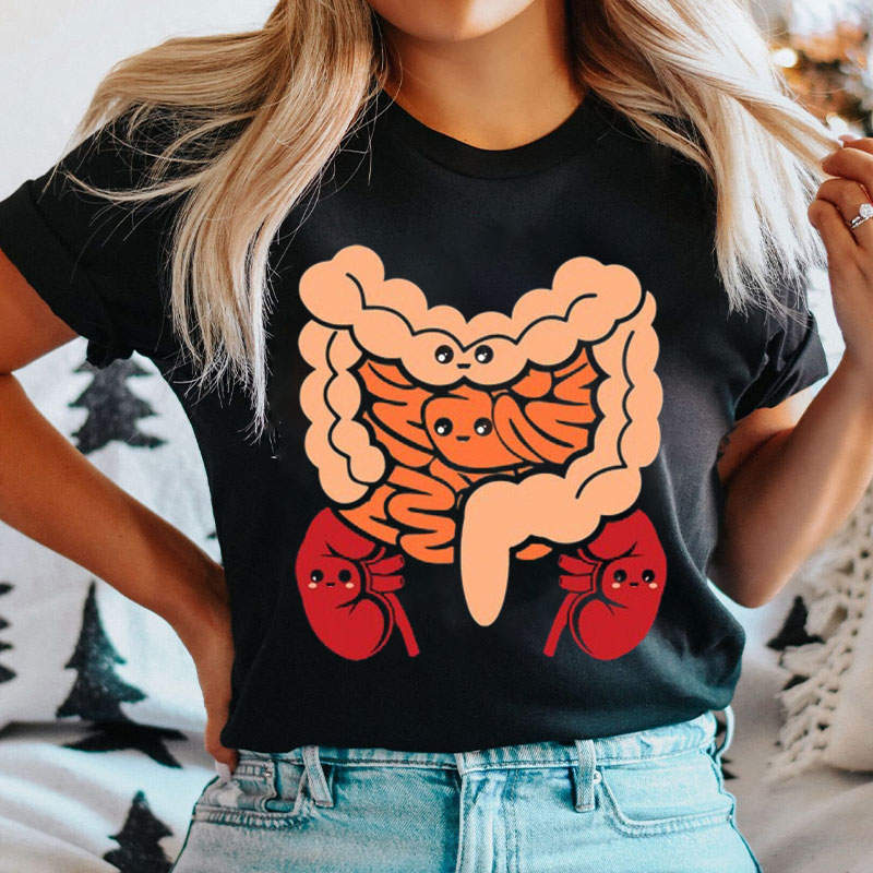 Large Intestine Small Intestine And Kidney Nurse T-shirt
