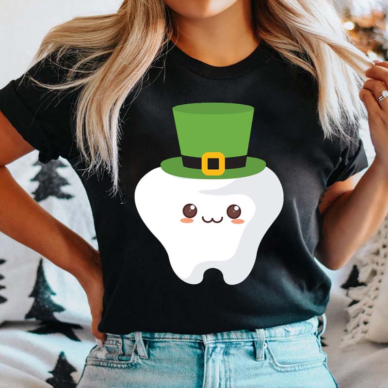Tooth Elf Wearing Hat T-Shirt