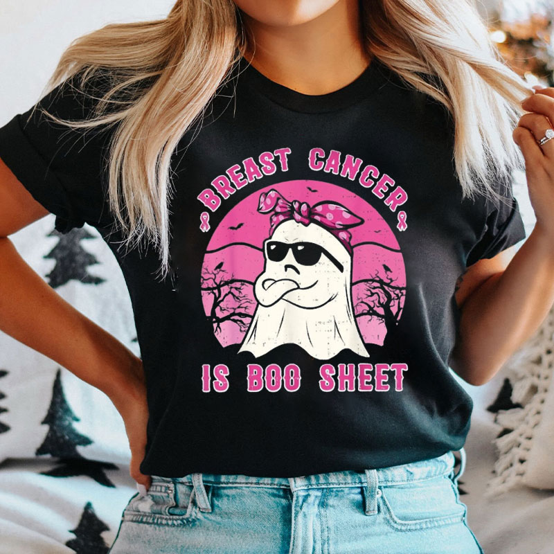 Breast Cancer Is Boo Sheet Nurse T-shirt