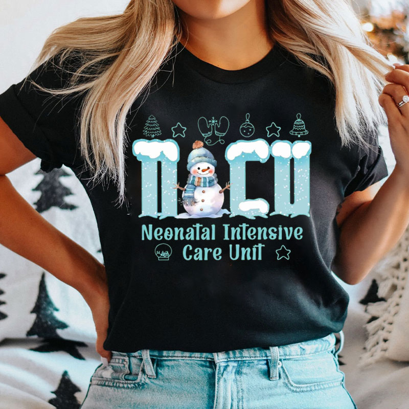 Nicu Crew Xmas Nurse T-shirt