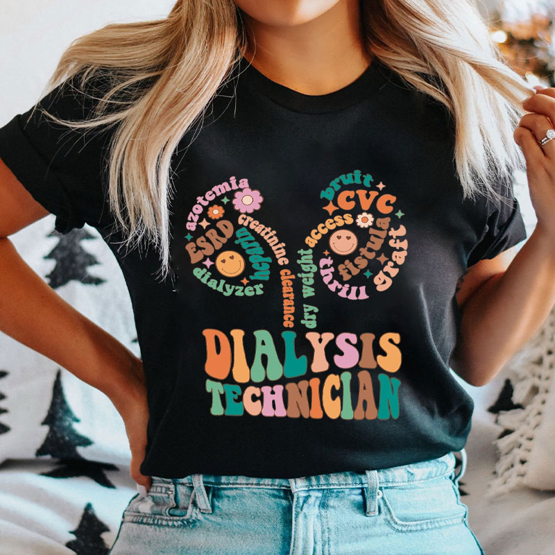 Nurse Dialysis Technician Kidney Disease T-Shirt