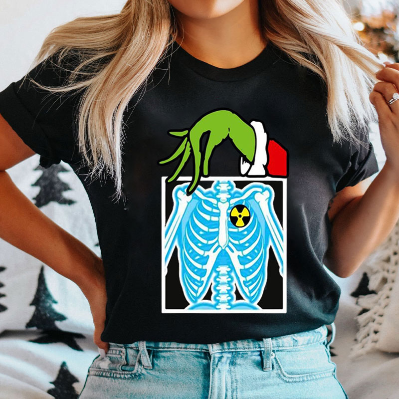 Radiology X-ray Christmas Nurse T-shirt