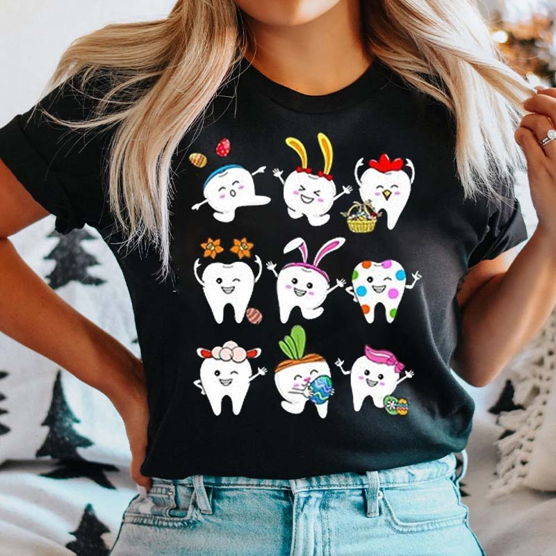 Dentist Easter Cute Teeth T-Shirt