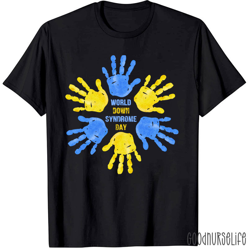 World Down Syndrome Day Awareness Nurse T-Shirt