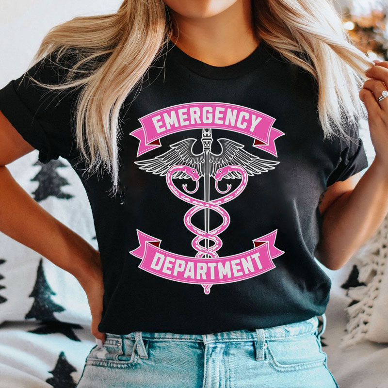 ER Emergency Department Snake Nurse T-Shirt