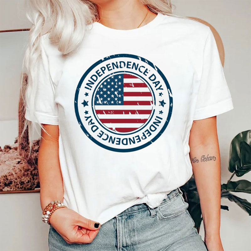 Funny 4th Of July Independence Day Nurse T-Shirt