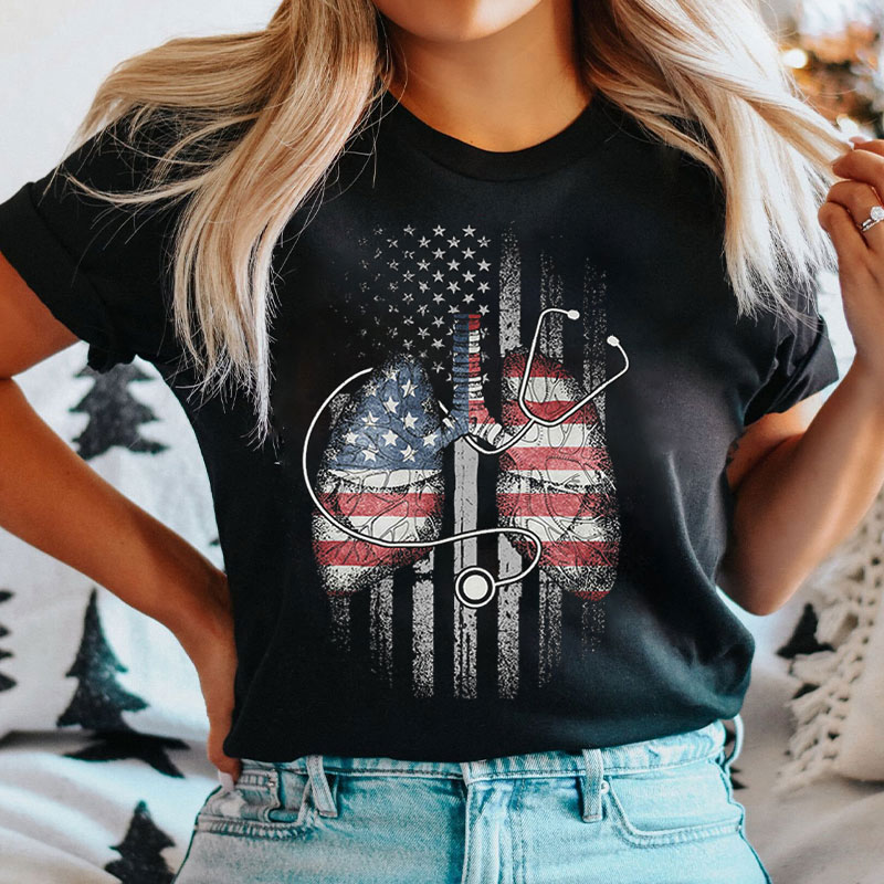 Flad And Respiratory Therapist Nurse T-Shirt