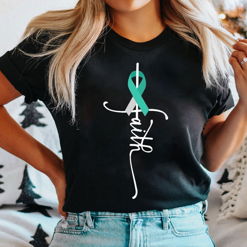 Cervical Cancer Faith T-Shirt