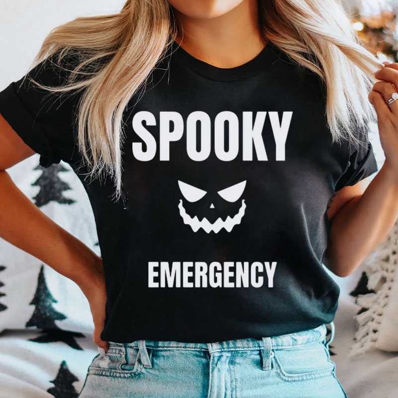 Spooky Emergency Nurse T-Shirt