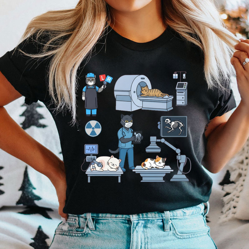 Radiologic Technologist Cat T-shirt