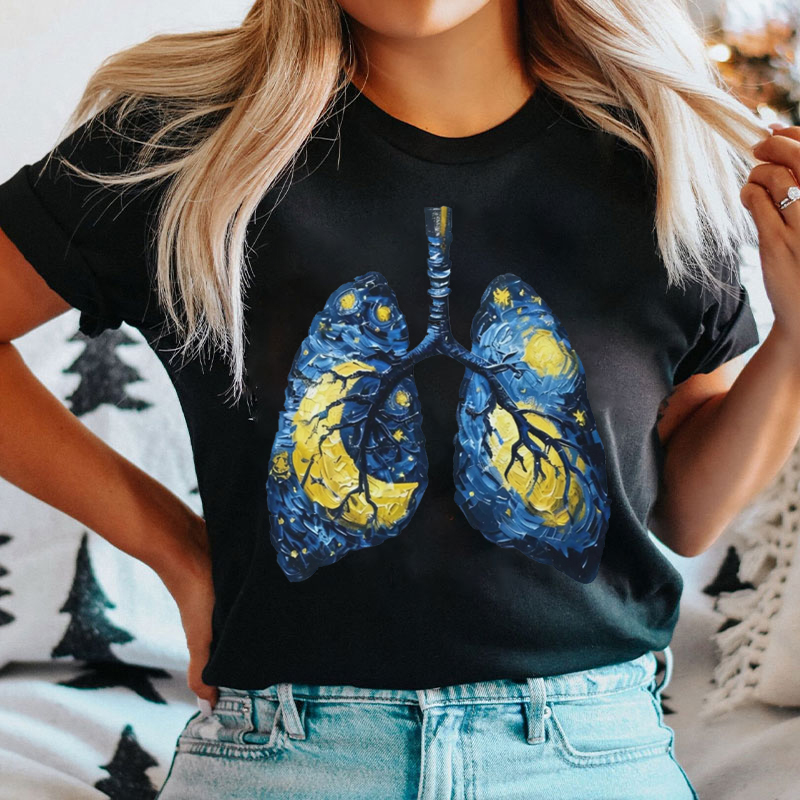 Anatomical Art Lungs T-shirt