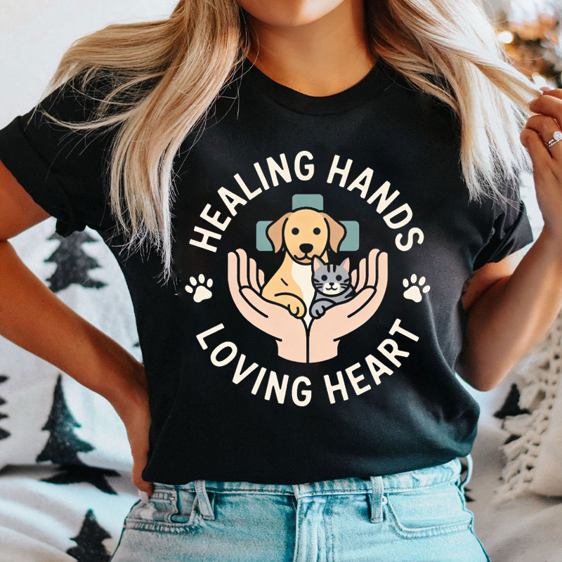 Healing Hands Loving Heart T-shirt