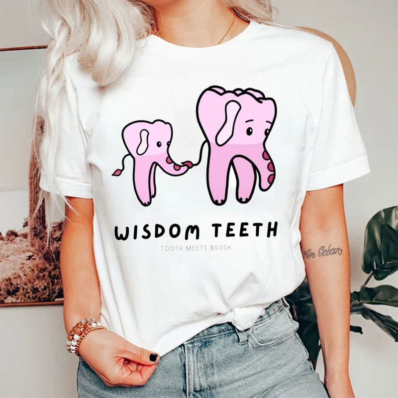 Wisdom Teeth Tooth Meets Brush T-shirt