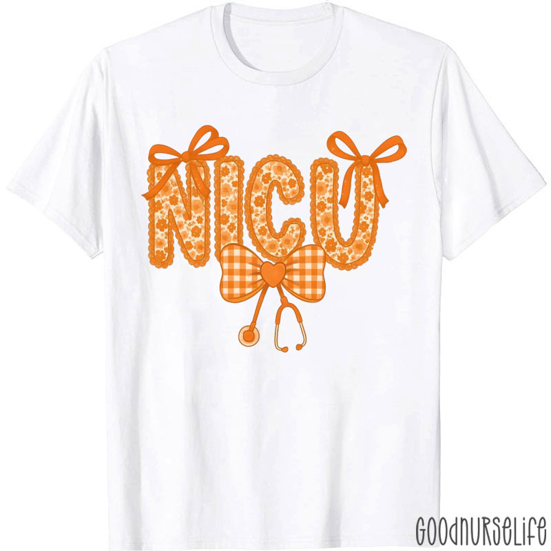 Personalized Fall Nurse Coquette Nurse T-Shirt