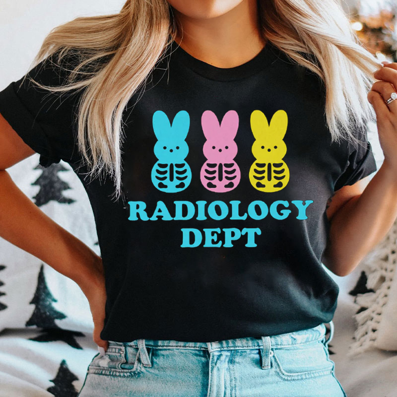 Radiology Dept Easter Bunny T-shirt