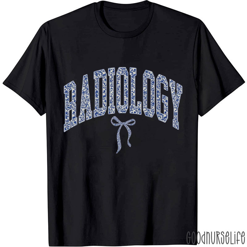 Radiology X-Ray Tech Bow Tie T-Shirt