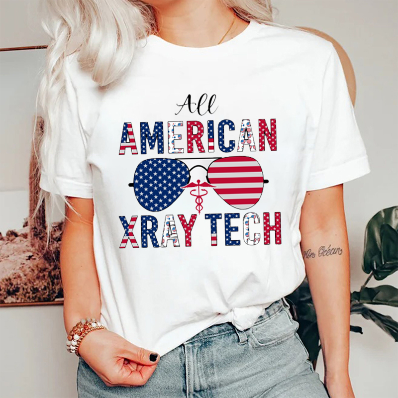 Personalized Sunglass  All American Nurse T-Shirt