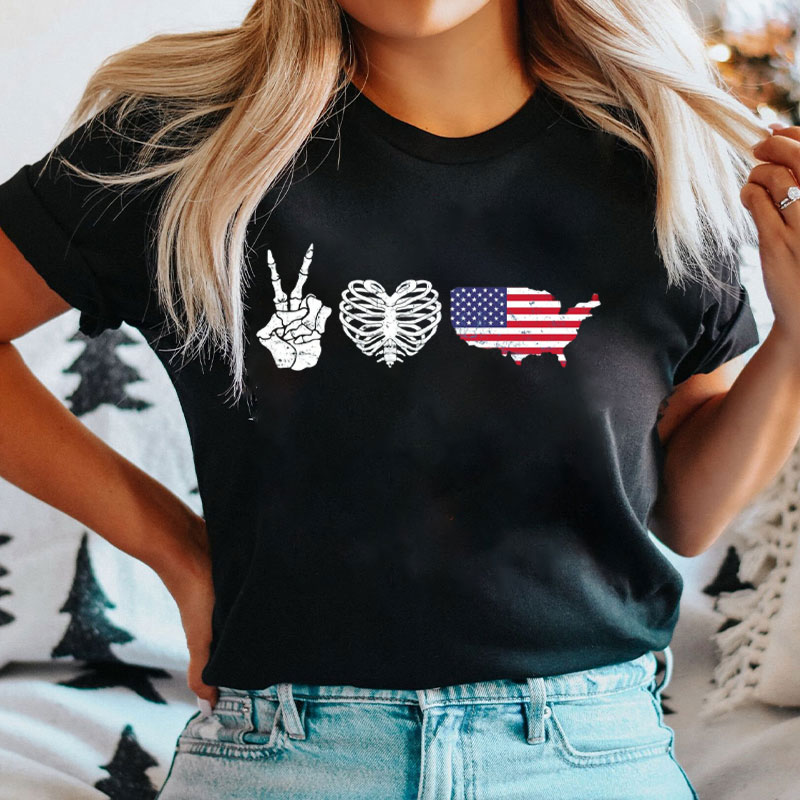 Radiology 4th Of July Rad Tech X-ray Patriotic T-Shirt