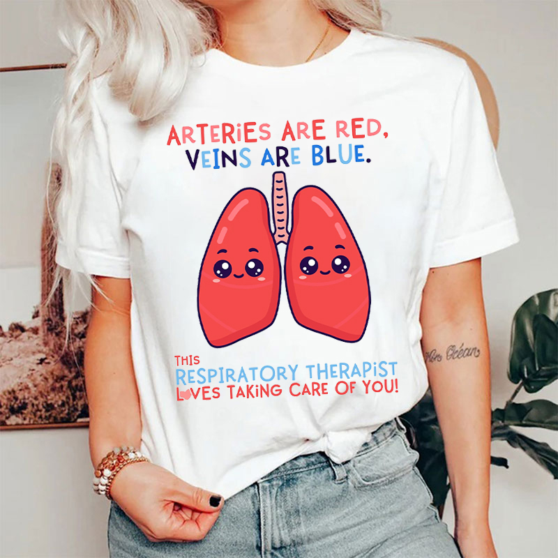 Arteries Are Red Veins Are Blue T-shirt