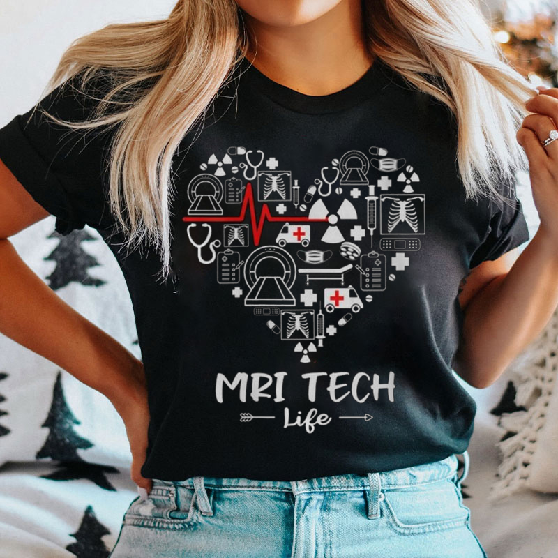 Heart MRI Tech Life T-shirt