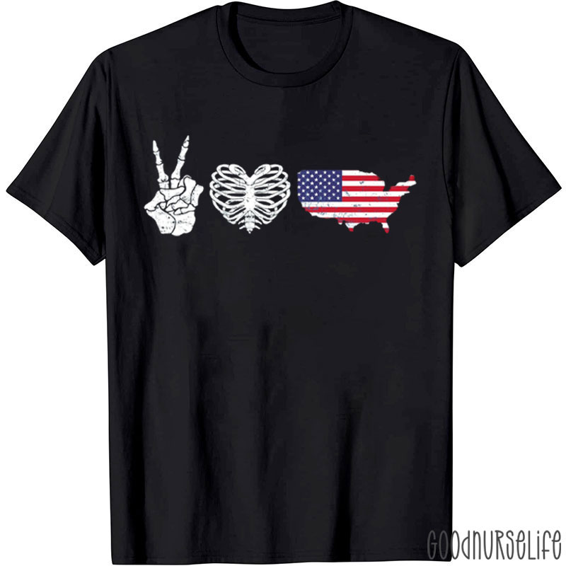 Radiology 4th Of July Rad Tech X-ray Patriotic T-Shirt
