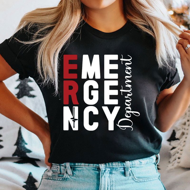 Independence Day Emergency Department ER Nurse T-Shirt